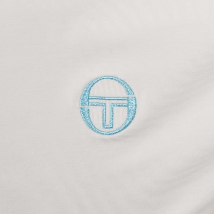 Image number 3 for Sergio Tacchini Triste T Shirt Cream