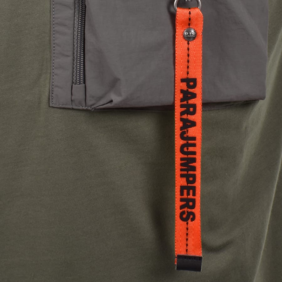Image number 4 for Parajumpers Mojave Pocket T Shirt Green