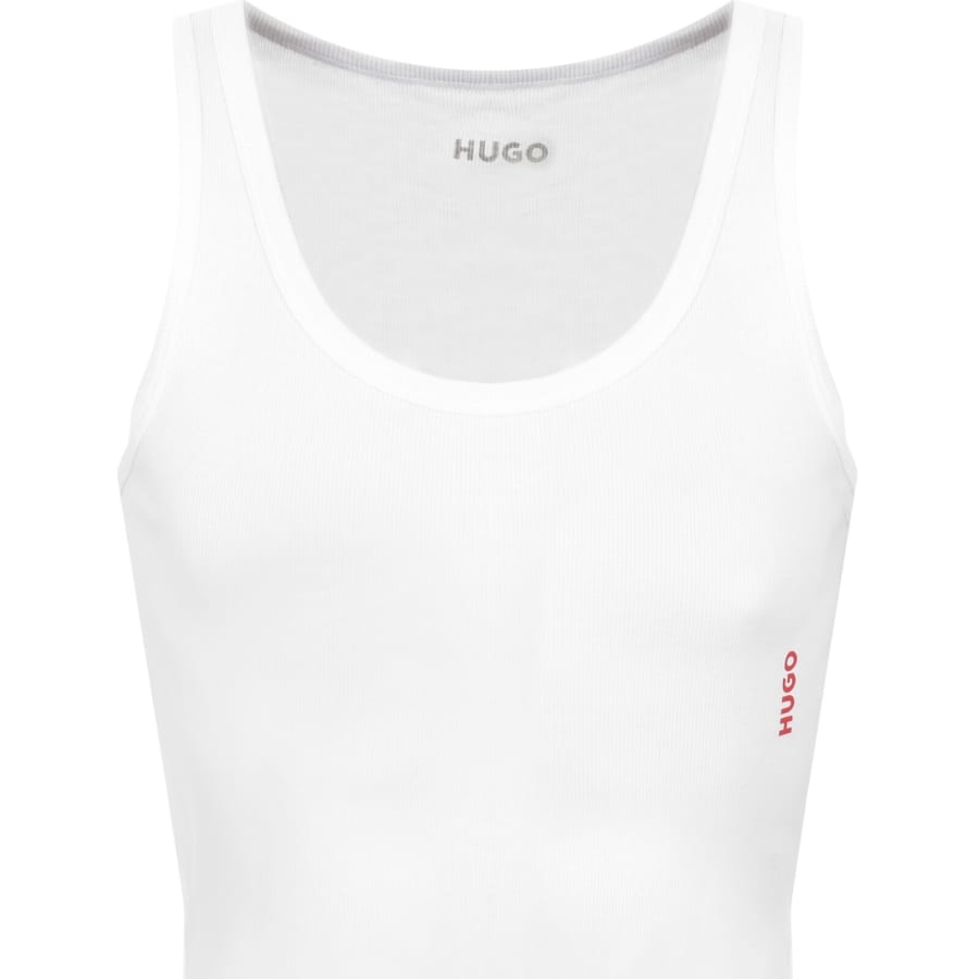 Image number 3 for HUGO 3 Pack Vests White