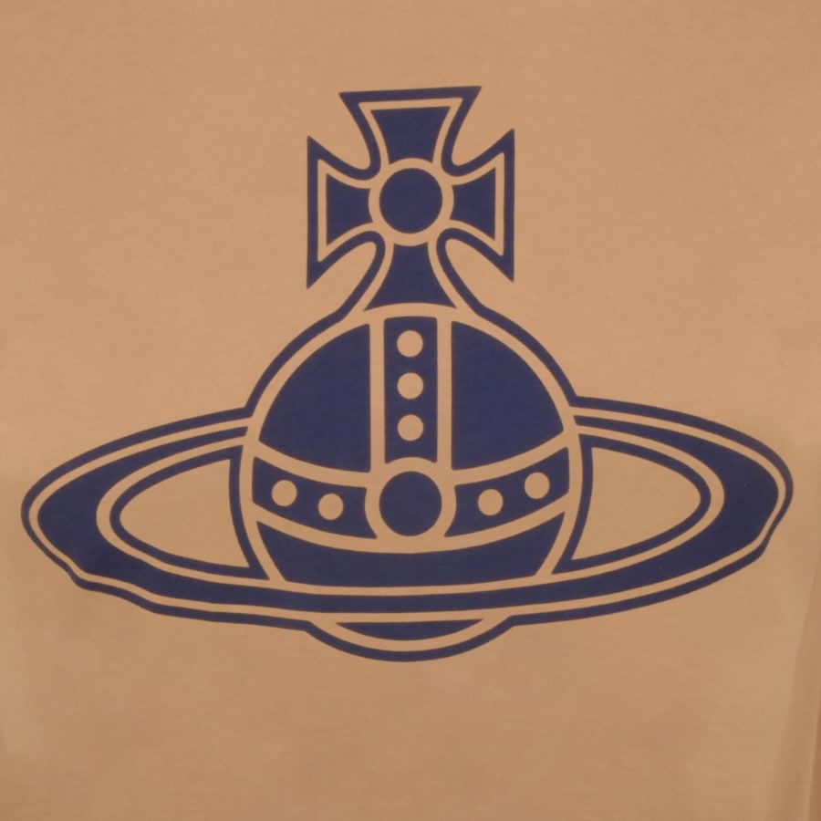 Image number 3 for Vivienne Westwood Paris Orb Classic T Shirt Brown