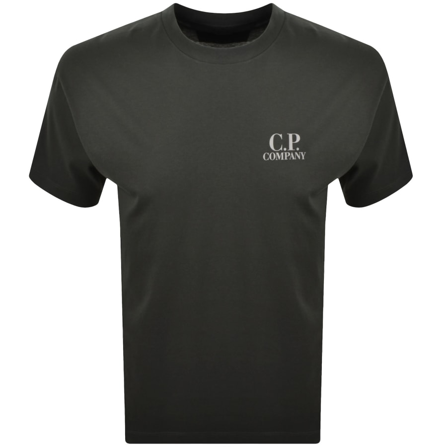 Image number 2 for CP Company Logo T Shirt Grey