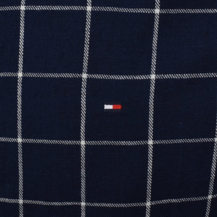 Image number 3 for Tommy Hilfiger Twill Check Shirt Navy