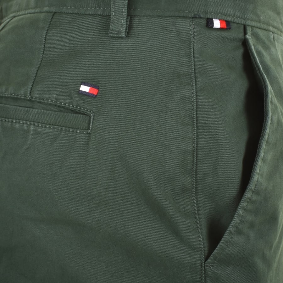 Image number 3 for Tommy Hilfiger Core Denton Twill Trousers Green
