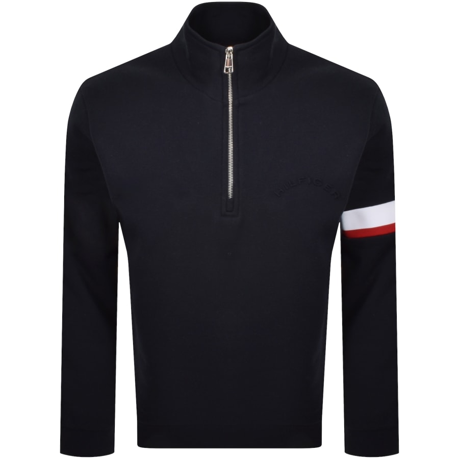 Image number 1 for Tommy Hilfiger Insert Sweatshirt Navy