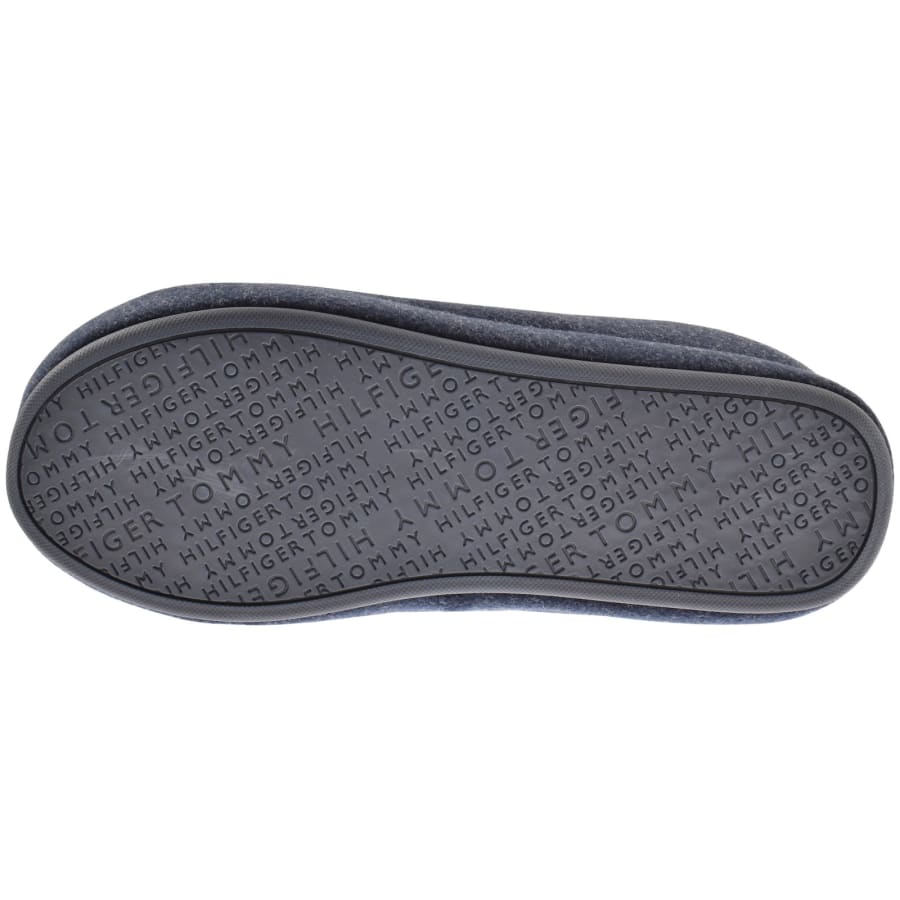 Image number 5 for Tommy Hilfiger Felt Slippers Desert Sky Navy