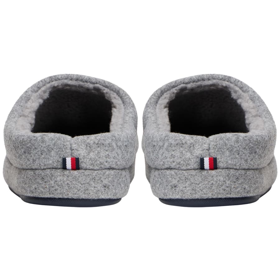 Image number 3 for Tommy Hilfiger Felt Slippers Universal Grey