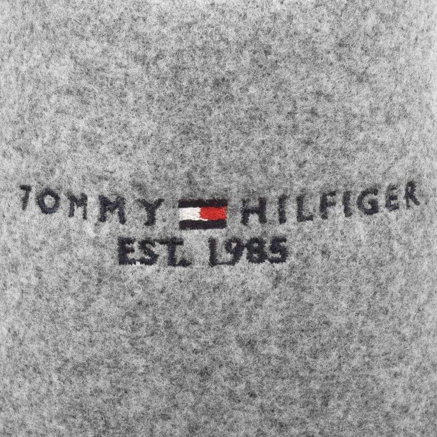Image number 4 for Tommy Hilfiger Felt Slippers Universal Grey