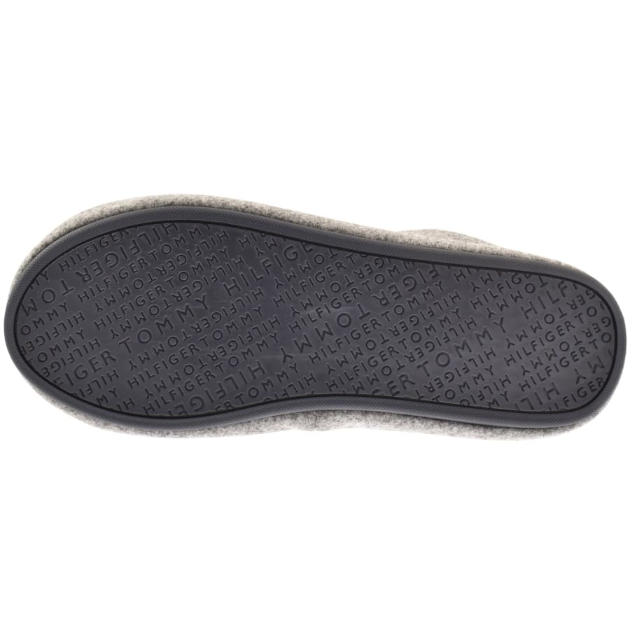 Image number 5 for Tommy Hilfiger Felt Slippers Universal Grey