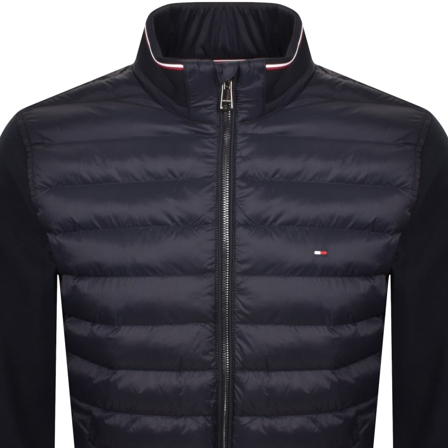 Image number 2 for Tommy Hilfiger Mix Media Jacket Desert Sky Navy