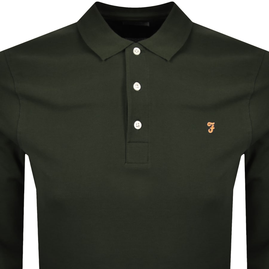 Image number 2 for Farah Blanes Polo T Shirt Green