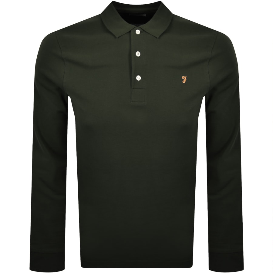 Image number 1 for Farah Blanes Polo T Shirt Green