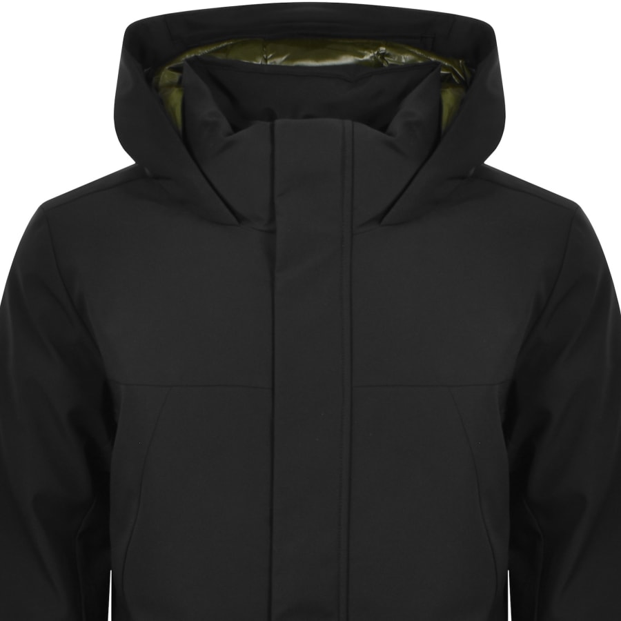 Image number 3 for Tommy Hilfiger Padded Parka Jacket Black