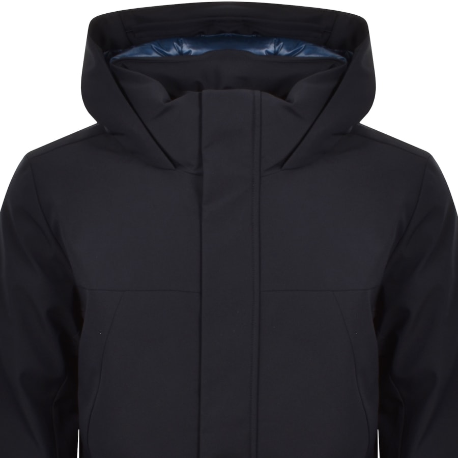 Image number 3 for Tommy Hilfiger Padded Parka Jacket Navy