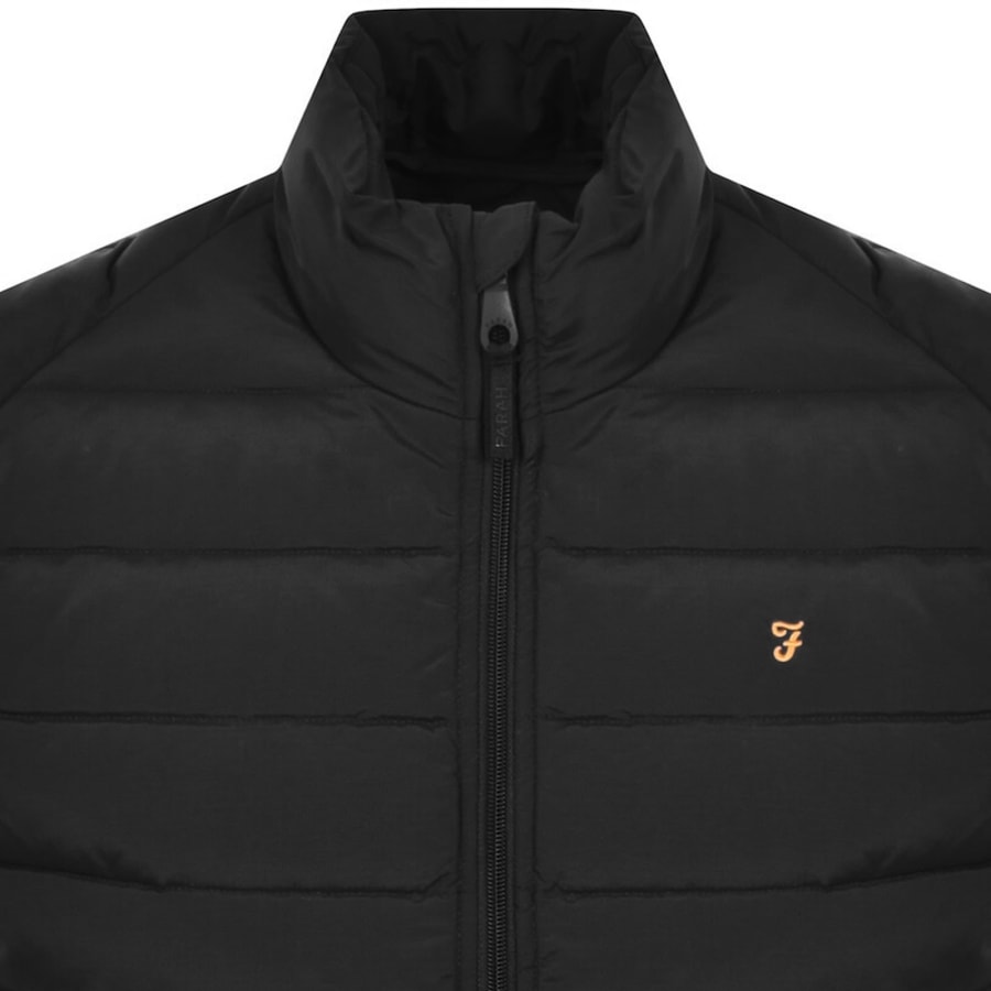 Image number 2 for Farah Kennedy Padded Gilet Black
