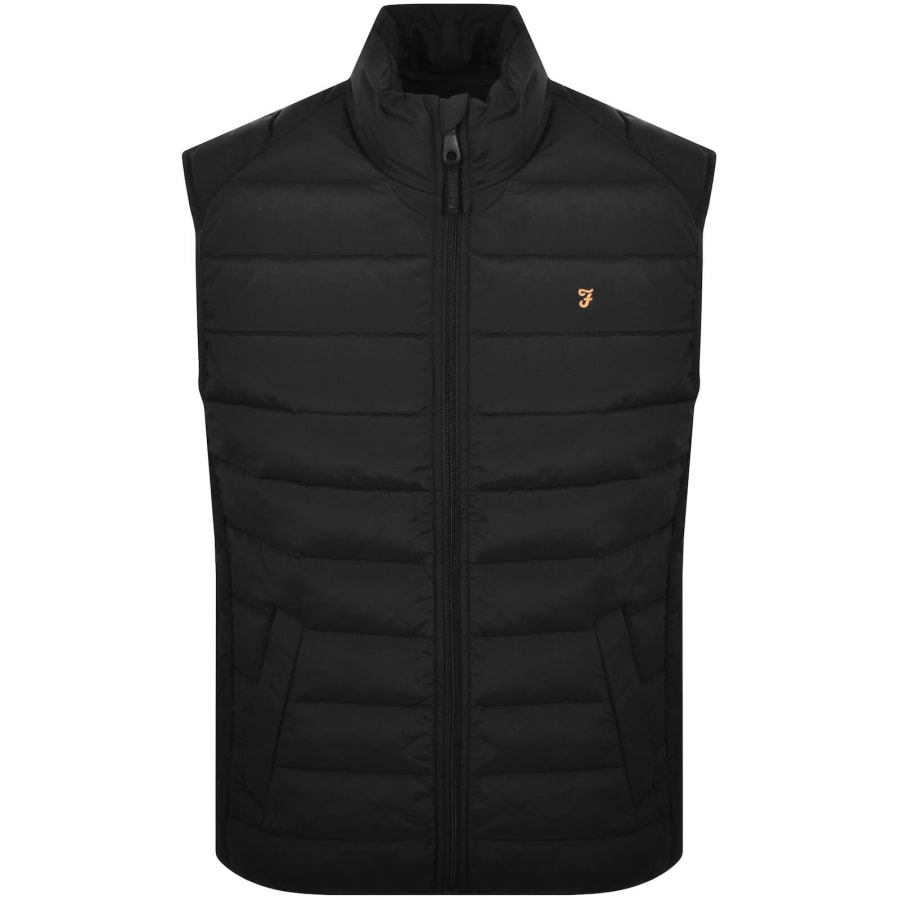 Image number 1 for Farah Kennedy Padded Gilet Black