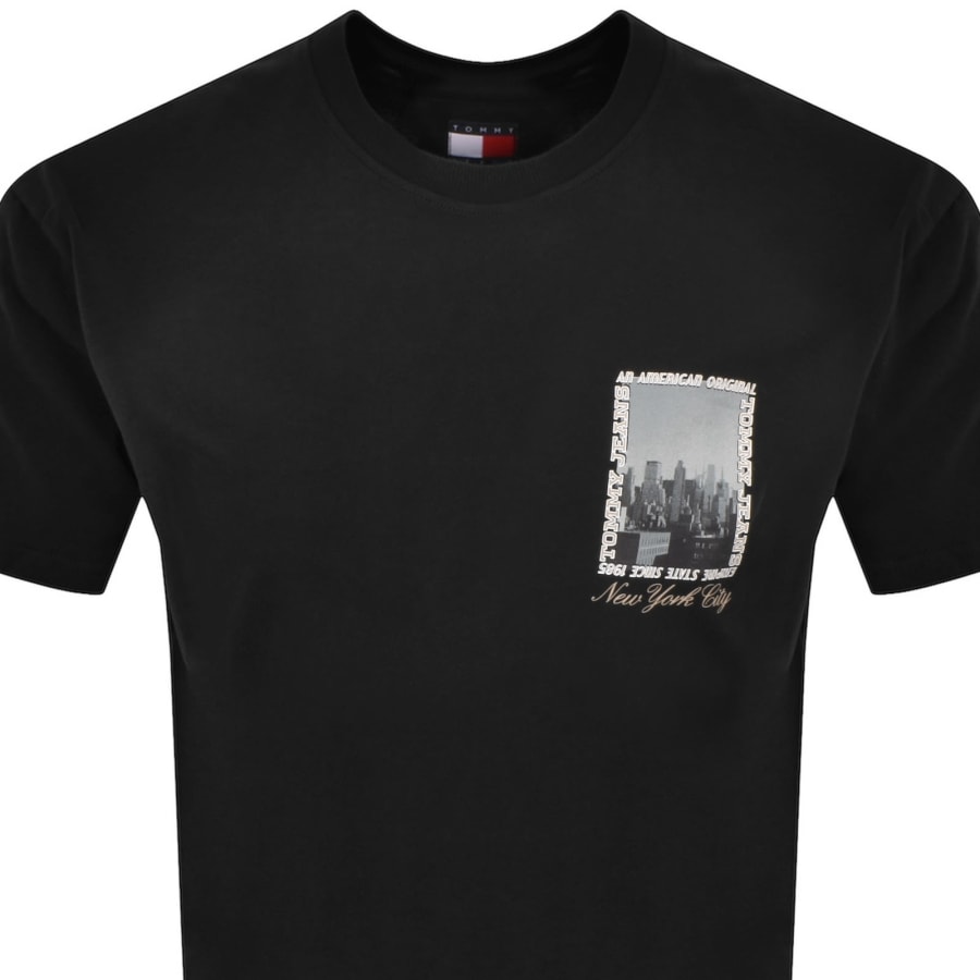 Image number 3 for Tommy Jeans Photo T Shirt Black