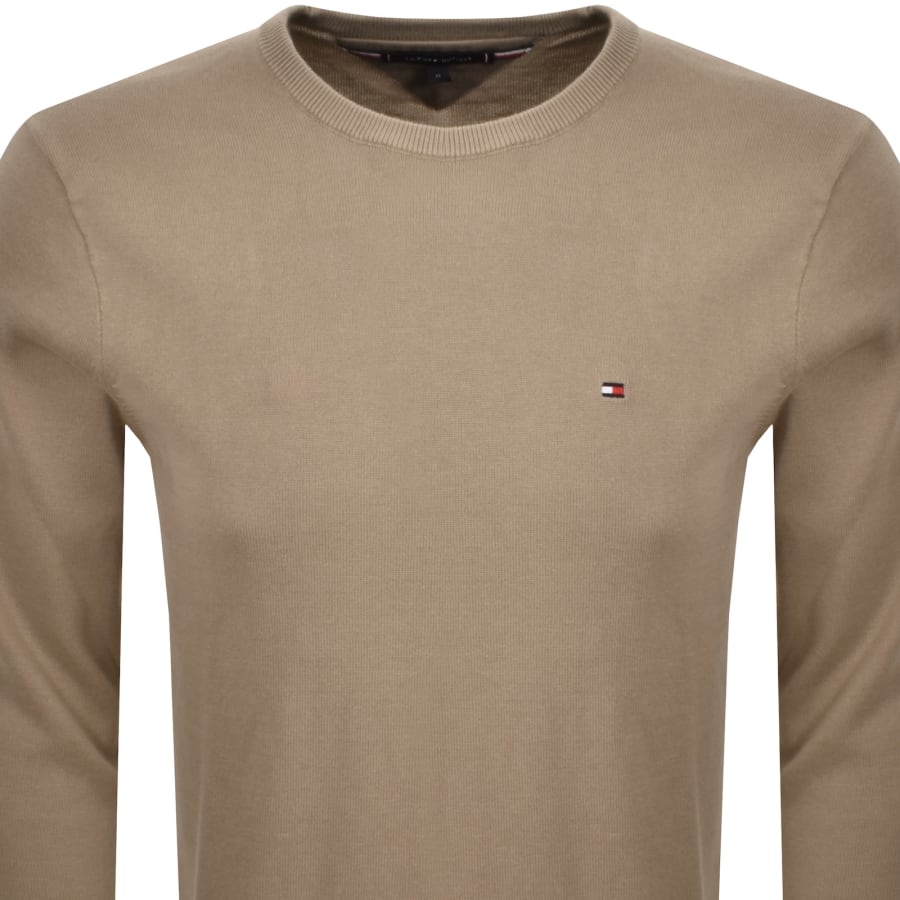 Image number 2 for Tommy Hilfiger Essential Knit Jumper Brown