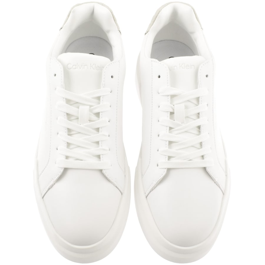 Image number 3 for Calvin Klein Chunky Cupsole Trainers White