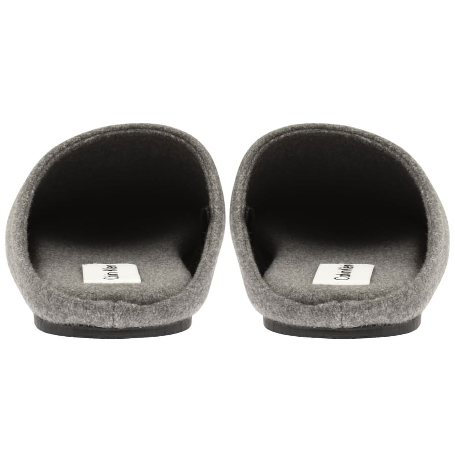 Image number 3 for Calvin Klein Home Slippers Grey