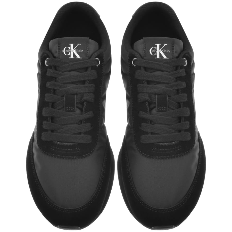 Image number 3 for Calvin Klein Runner Trainers Triple Black