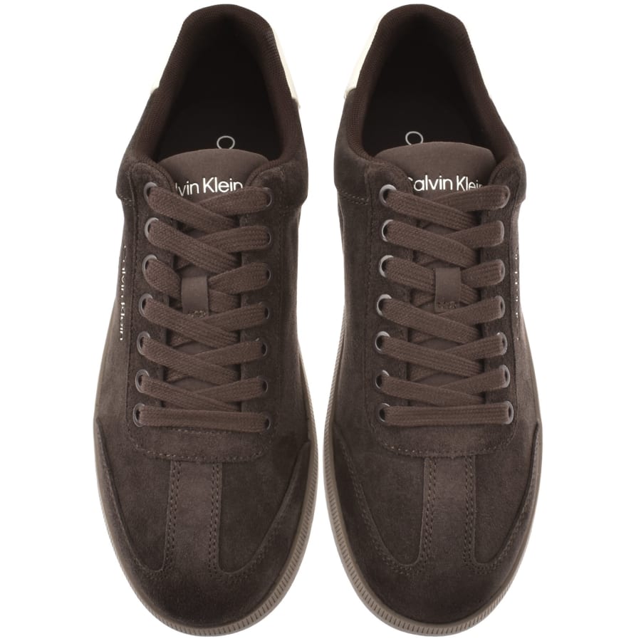 Image number 3 for Calvin Klein Cupsole Trainers Bordeaux Brown