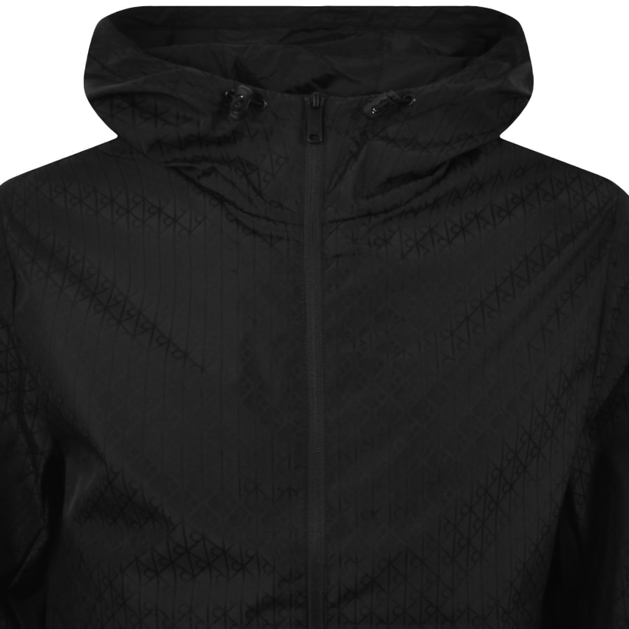 Image number 2 for Calvin Klein Jeans Windbreaker Jacket Black