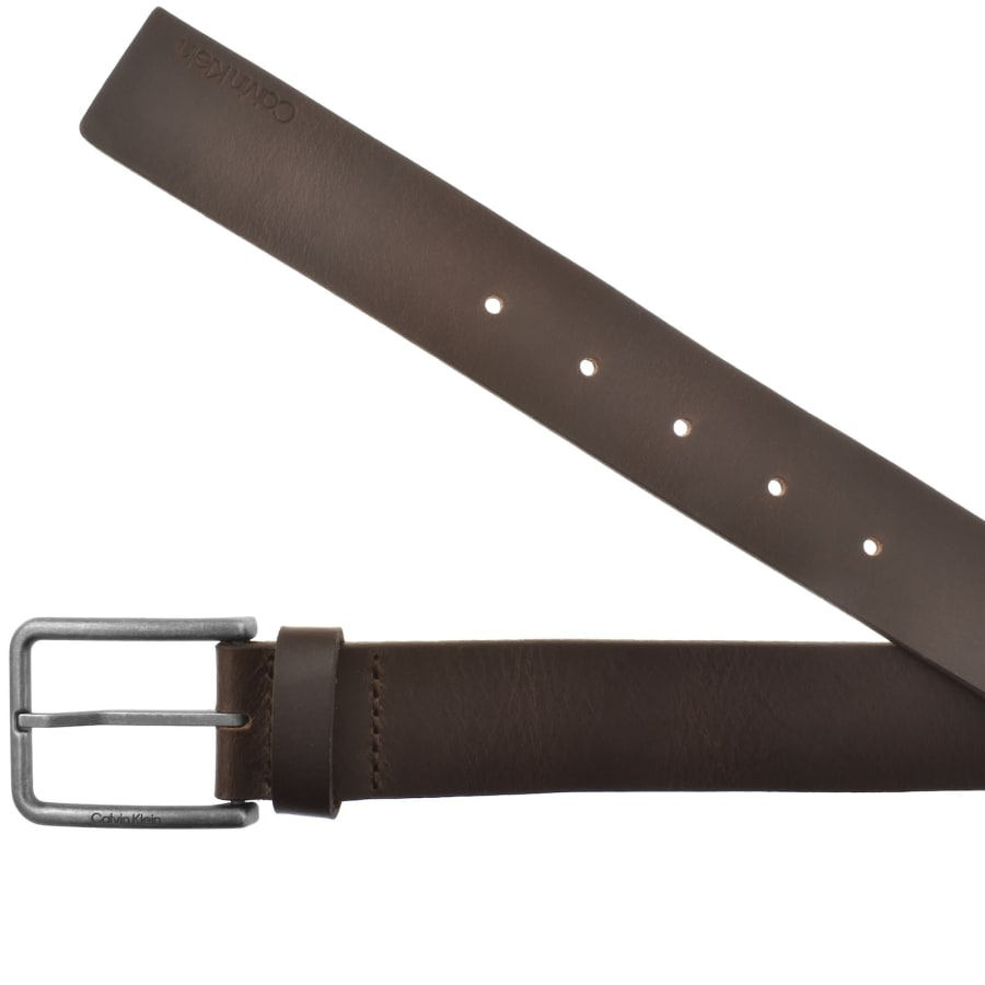 Image number 2 for Calvin Klein Warmth Buckle Belt Brown