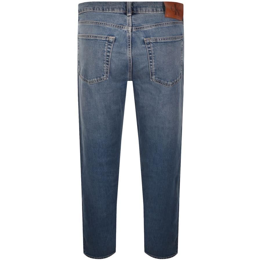 Image number 3 for Calvin Klein Jeans Straight Fit Jeans Blue