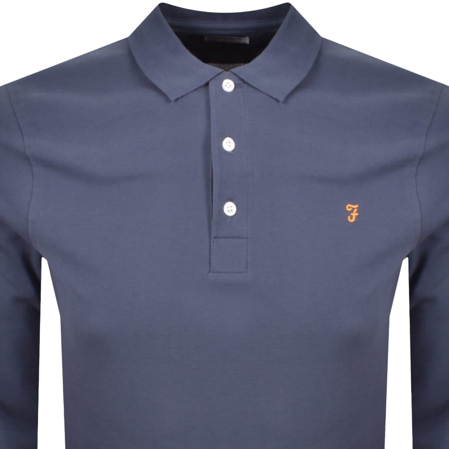 Image number 2 for Farah Blanes Polo T Shirt Blue