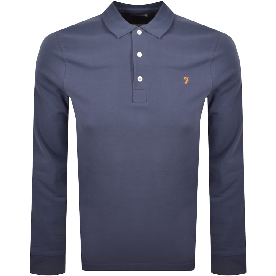 Image number 1 for Farah Blanes Polo T Shirt Blue