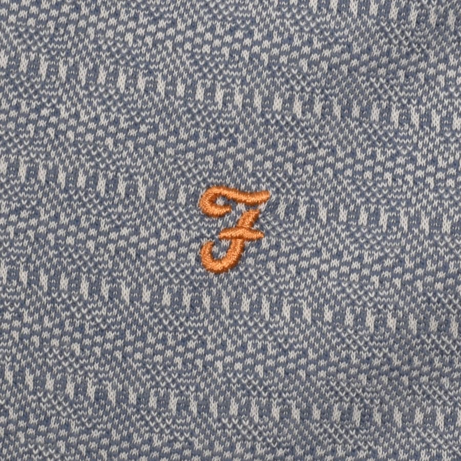 Image number 3 for Farah Sefton Polo T Shirt Blue