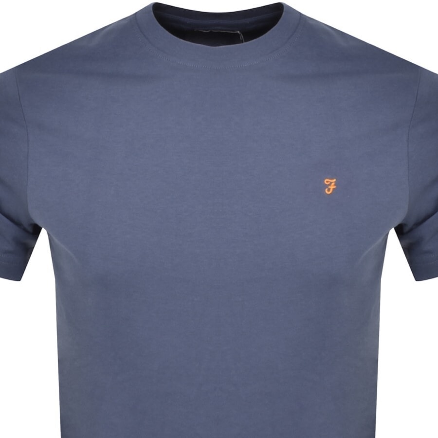 Image number 2 for Farah Danny T Shirt Blue