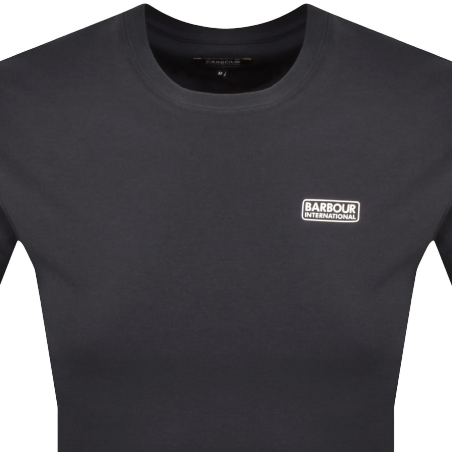 Image number 2 for Barbour International Small Logo T Shirt Grey
