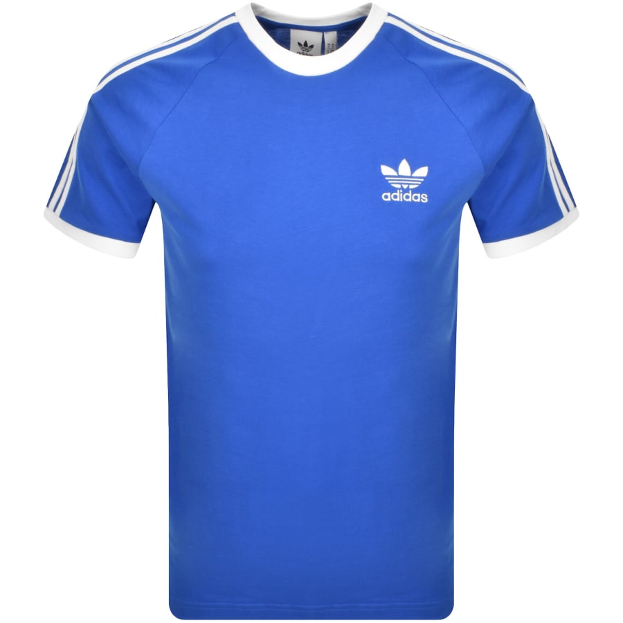 Image number 1 for adidas Originals 3 Stripes T Shirt Blue
