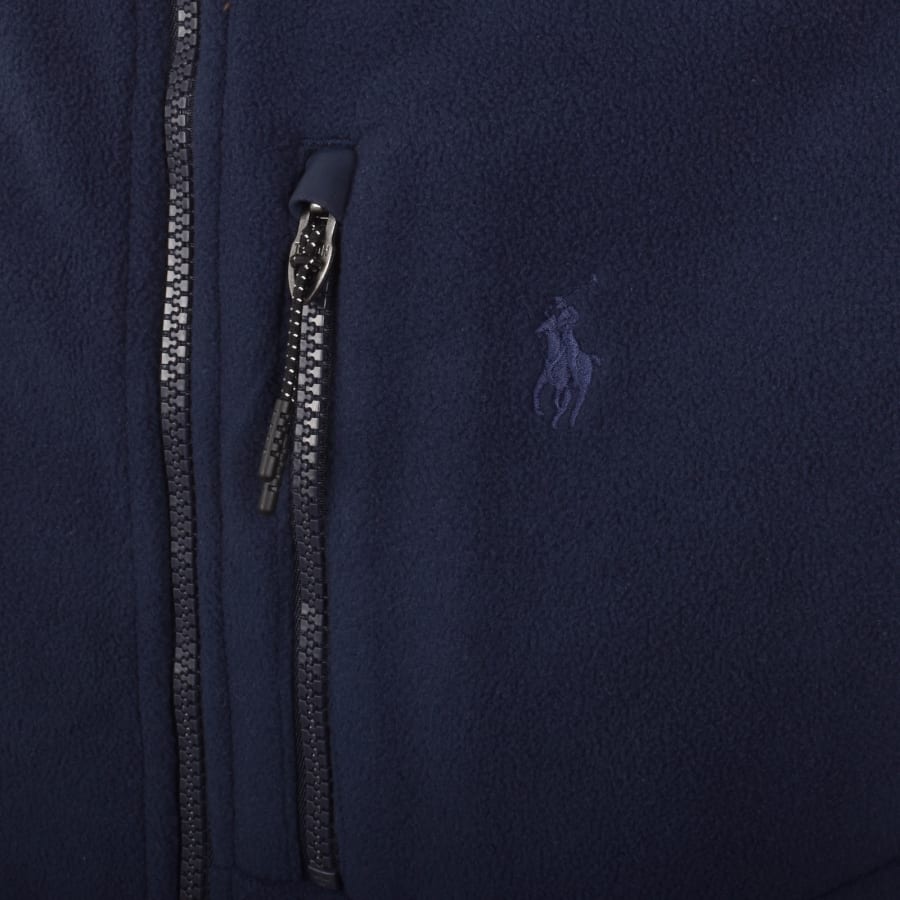 Image number 3 for Ralph Lauren Full Zip Gilet Navy
