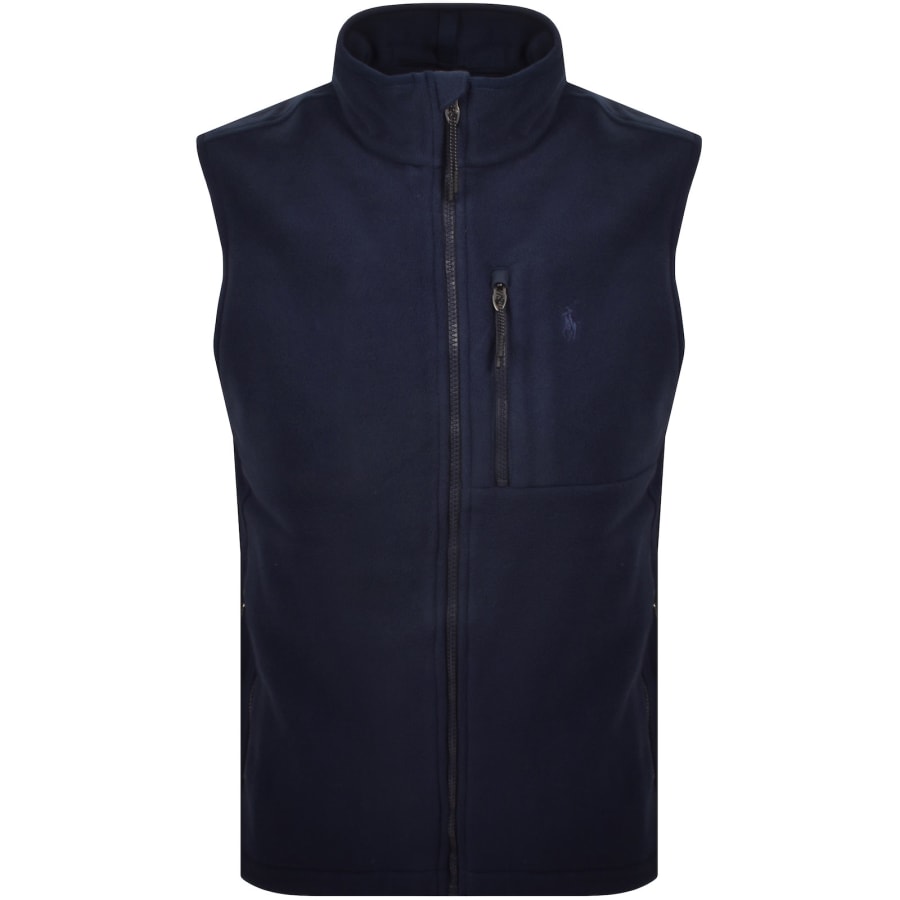 Image number 1 for Ralph Lauren Full Zip Gilet Navy