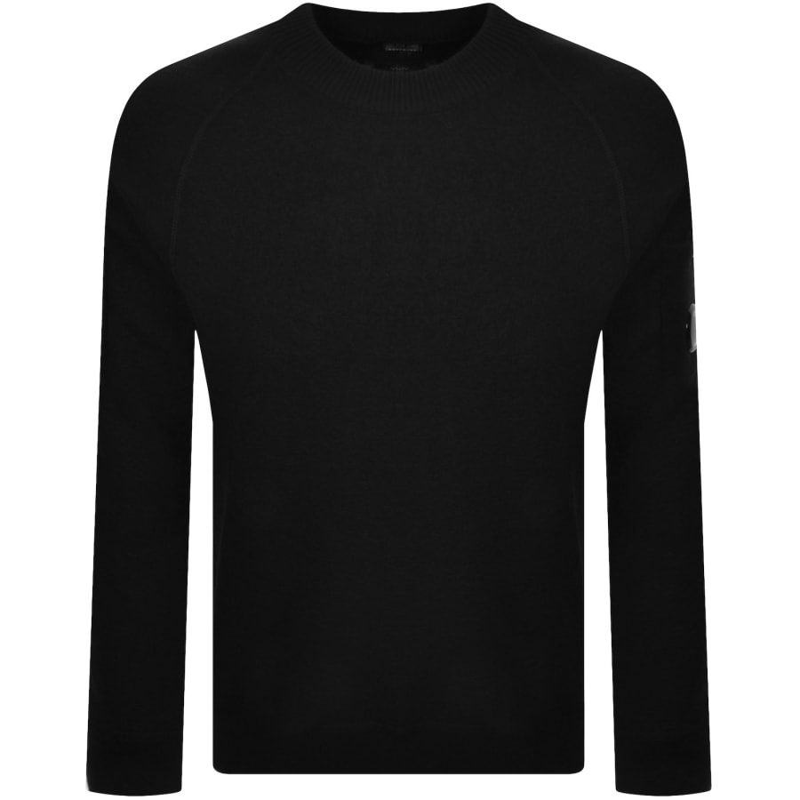 Image number 2 for CP Company Lens Knit Jumper Black