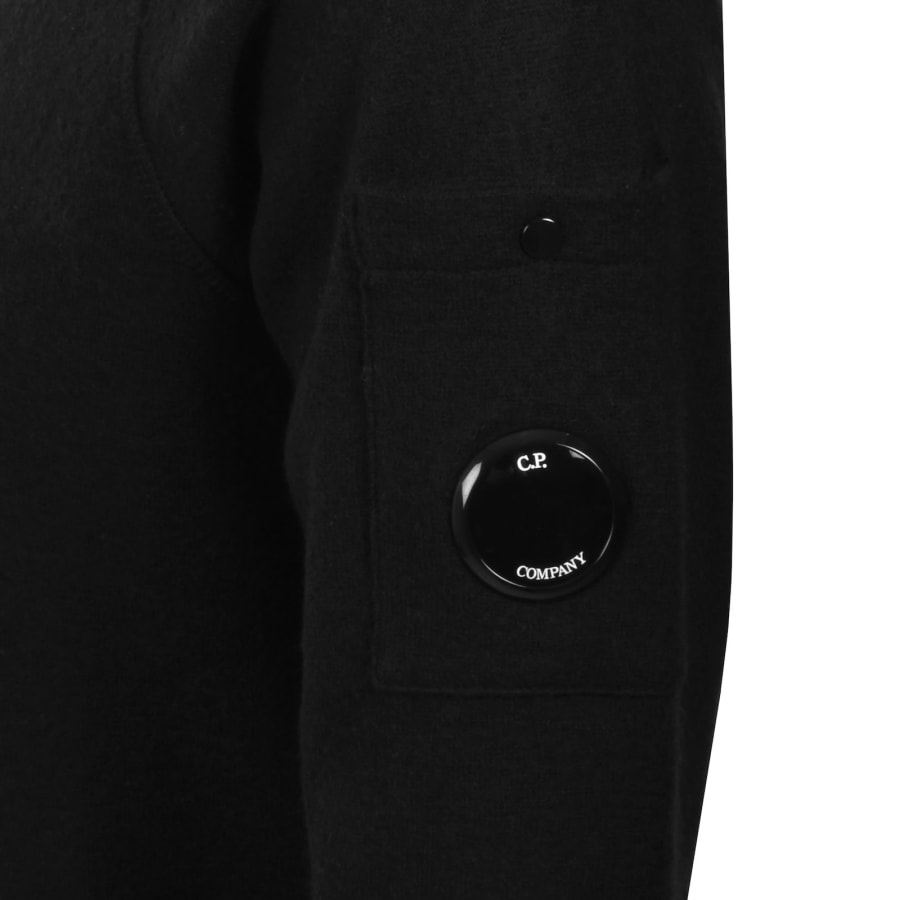 Image number 4 for CP Company Lens Knit Jumper Black