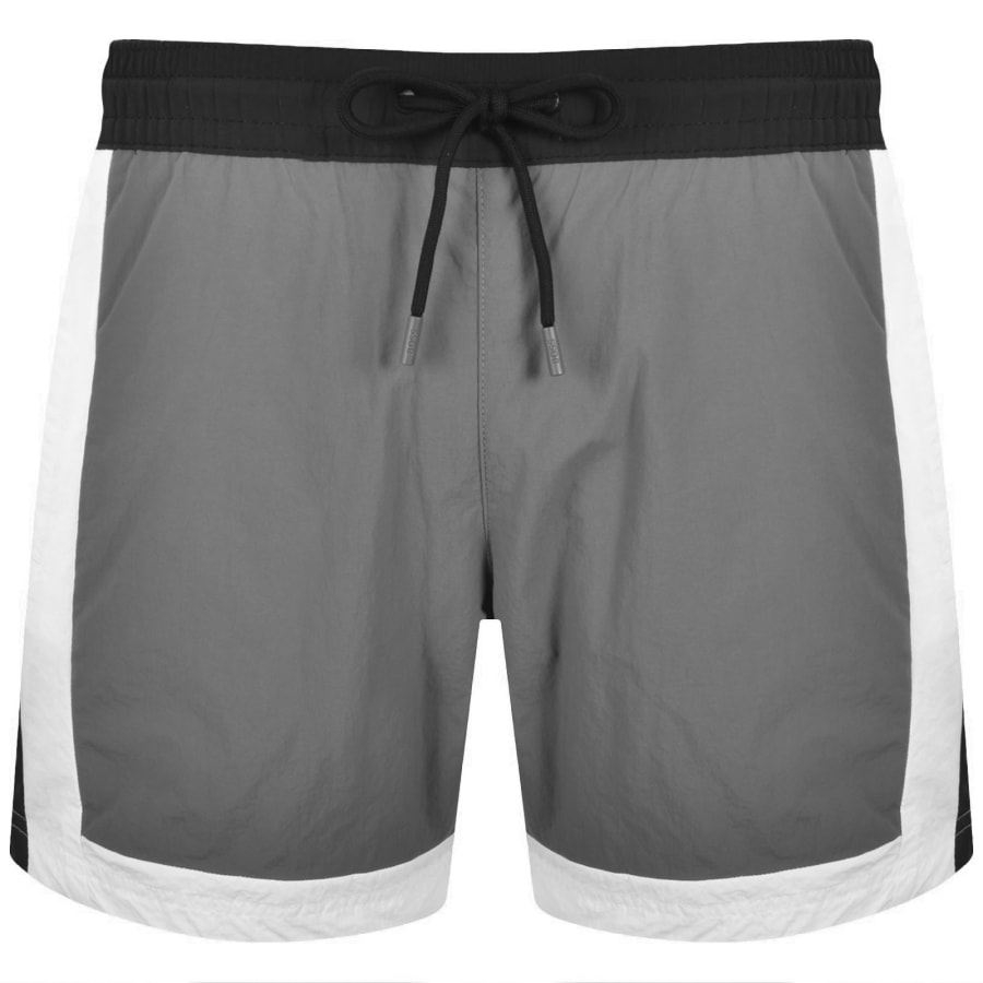 Image number 2 for BOSS Remy Swim Shorts Dark Grey