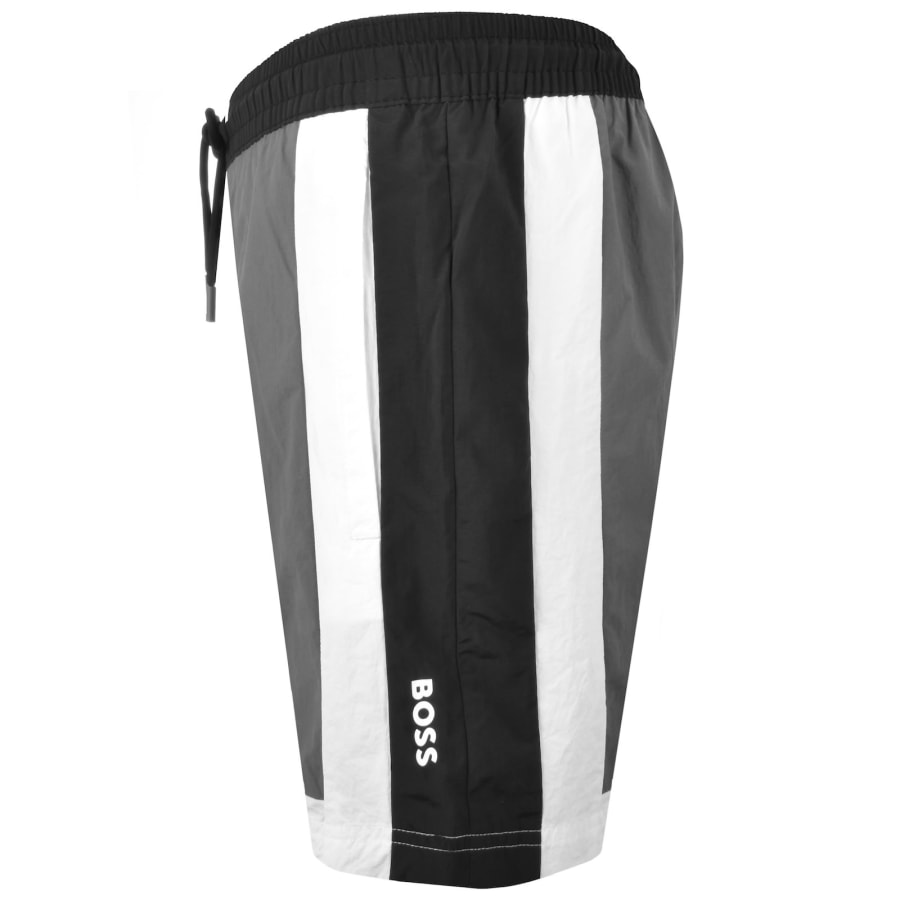 Image number 4 for BOSS Remy Swim Shorts Dark Grey