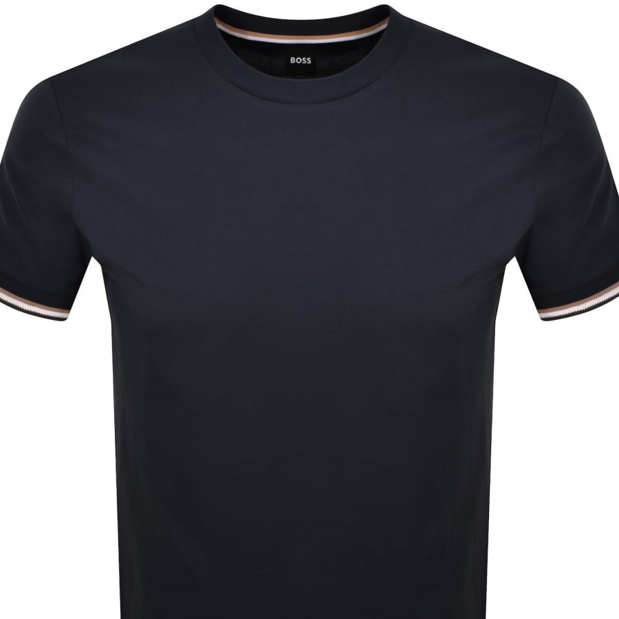 Image number 2 for BOSS Thompson 04 Jersey T Shirt Navy