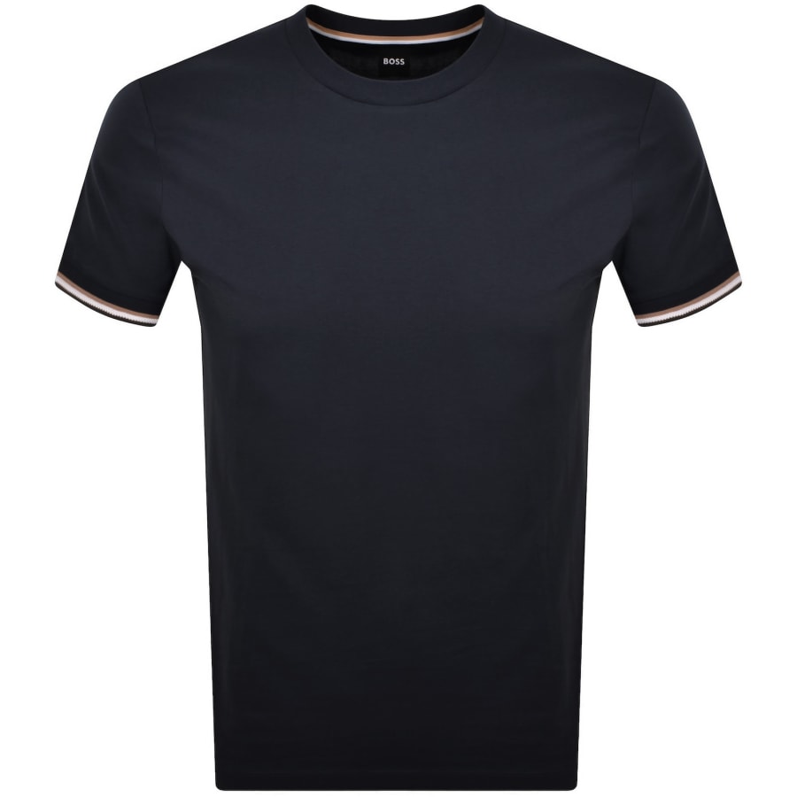 Image number 1 for BOSS Thompson 04 Jersey T Shirt Navy
