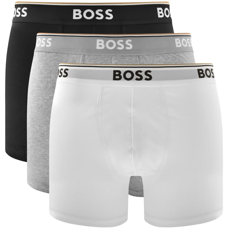 Image number 1 for BOSS Underwear 3 Pack Long Boxer Briefs