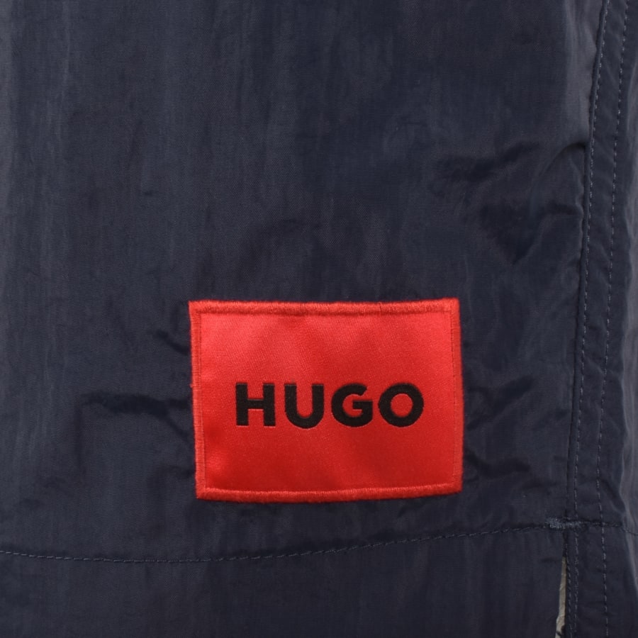 Image number 3 for HUGO Dominica Swim Shorts Dark Blue Navy