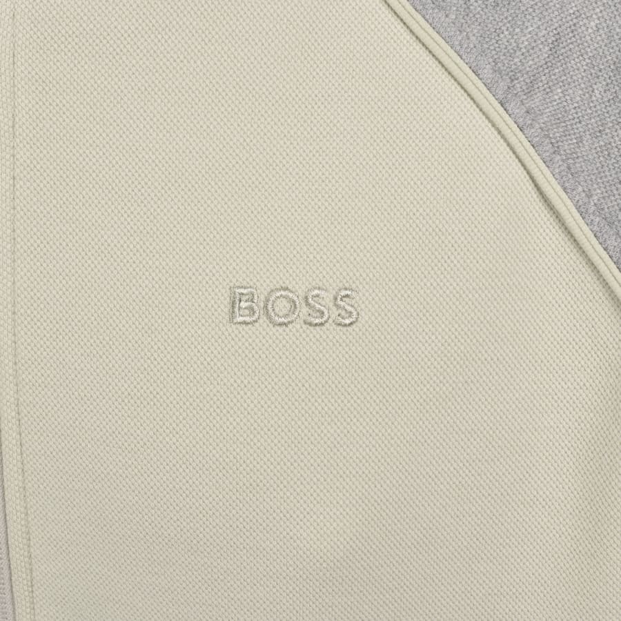 Image number 3 for BOSS Saggy Full Zip Hoodie Light Beige