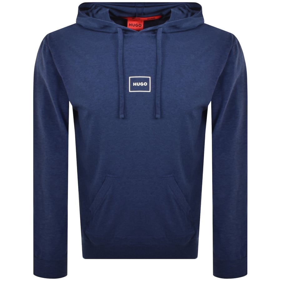Image number 1 for HUGO Laze Hoodie Dark Blue