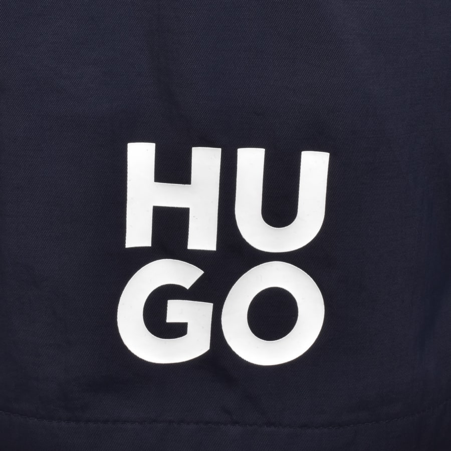 Image number 3 for HUGO Paolo Swim Shorts Navy