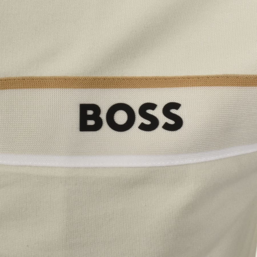 Image number 3 for BOSS Iconic Zip Sweatshirt Cream