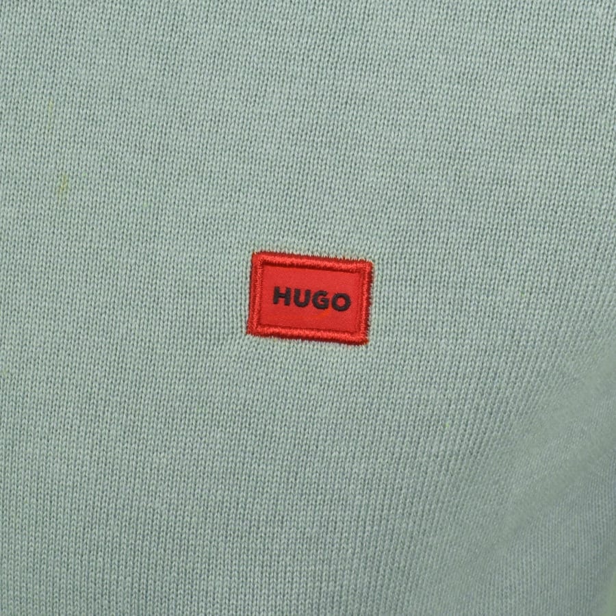 Image number 3 for HUGO San Cassius Knit Jumper Green