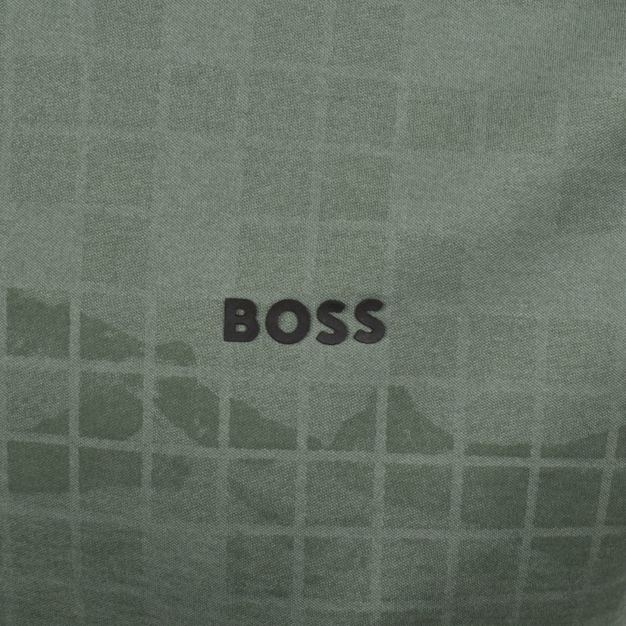 Image number 3 for BOSS Clash T Shirt Green
